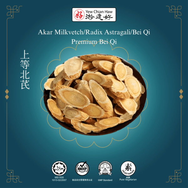 Akar Milkvetch / Radix Astragali / Bei Qi / Premium Bei Qi / 上等北芪